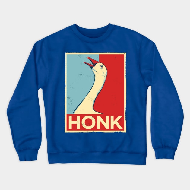 Obey the Horrible Goose Crewneck Sweatshirt by DCLawrenceUK